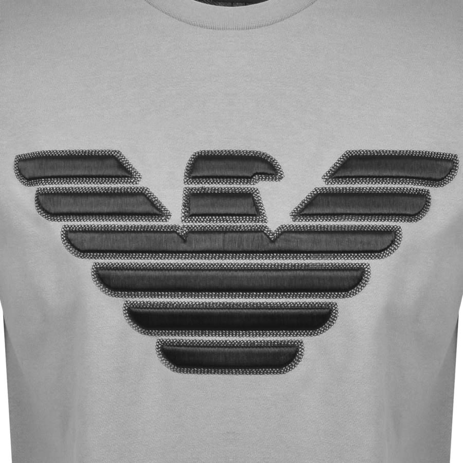 Alternative Image for ProductEmporio Armani Crew Neck Sweatshirt Grey3